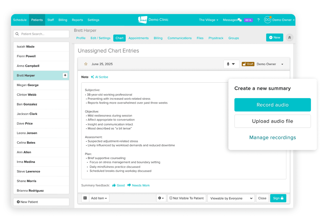 Smart admin tools for running your mental health practice, all in one place