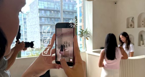 taking clinic photos for marketing