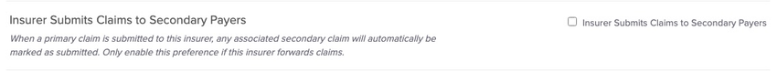 screenshot of where to view the toggle within the new insurer page