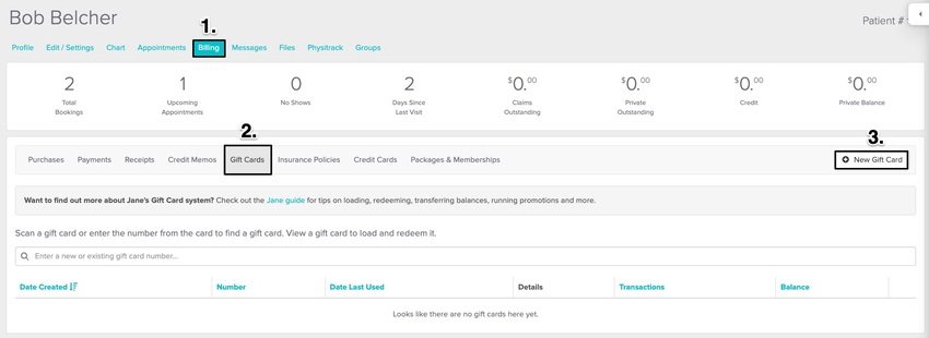 An image of the navigational steps and where to view this within a patient's profile