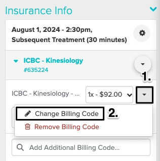 screenshot of navigational steps