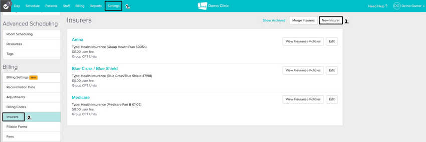 screenshot of navigational steps