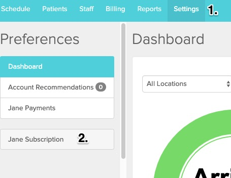 screenshot of navigational steps