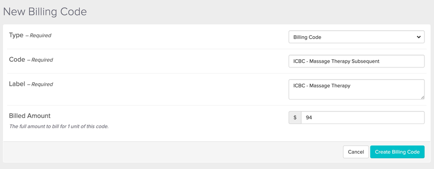 screenshot of what the completed fields should look like