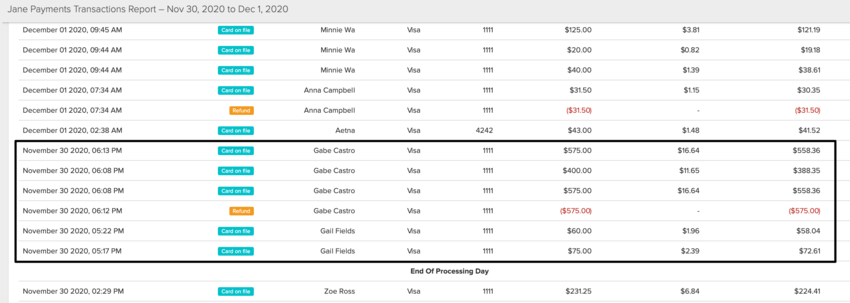 Additional Payouts