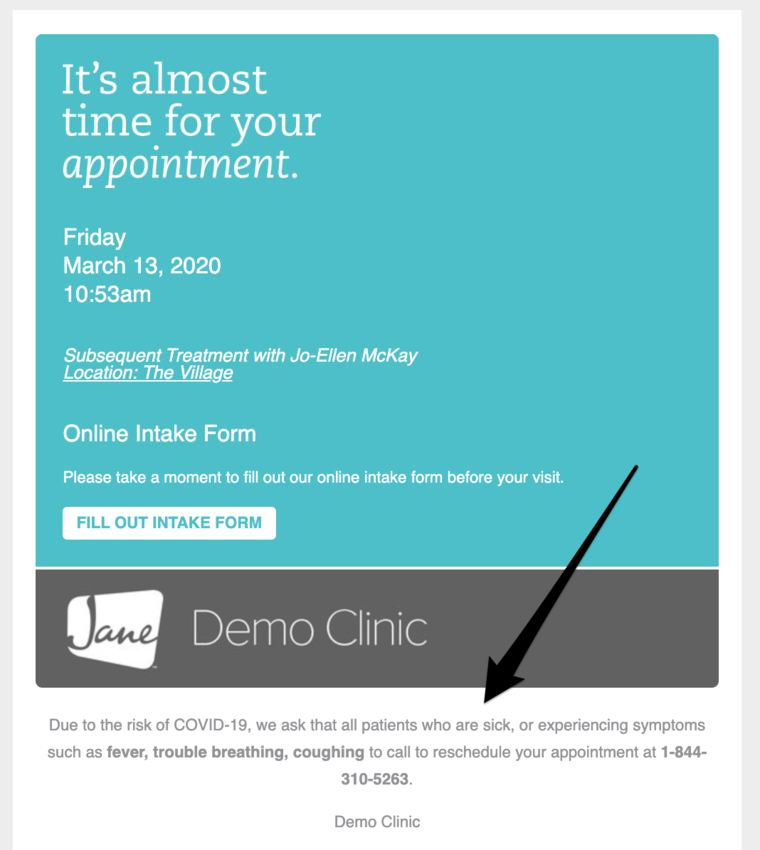 Reminder Email
