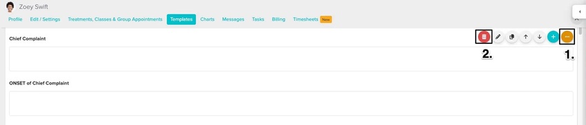screenshot of the navigational steps