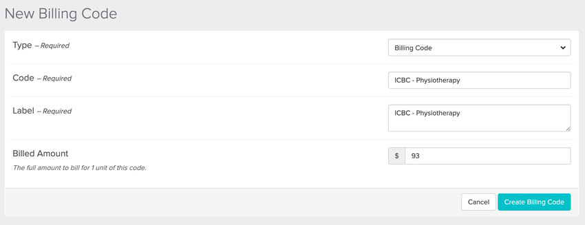 screenshot of what the completed fields should look like