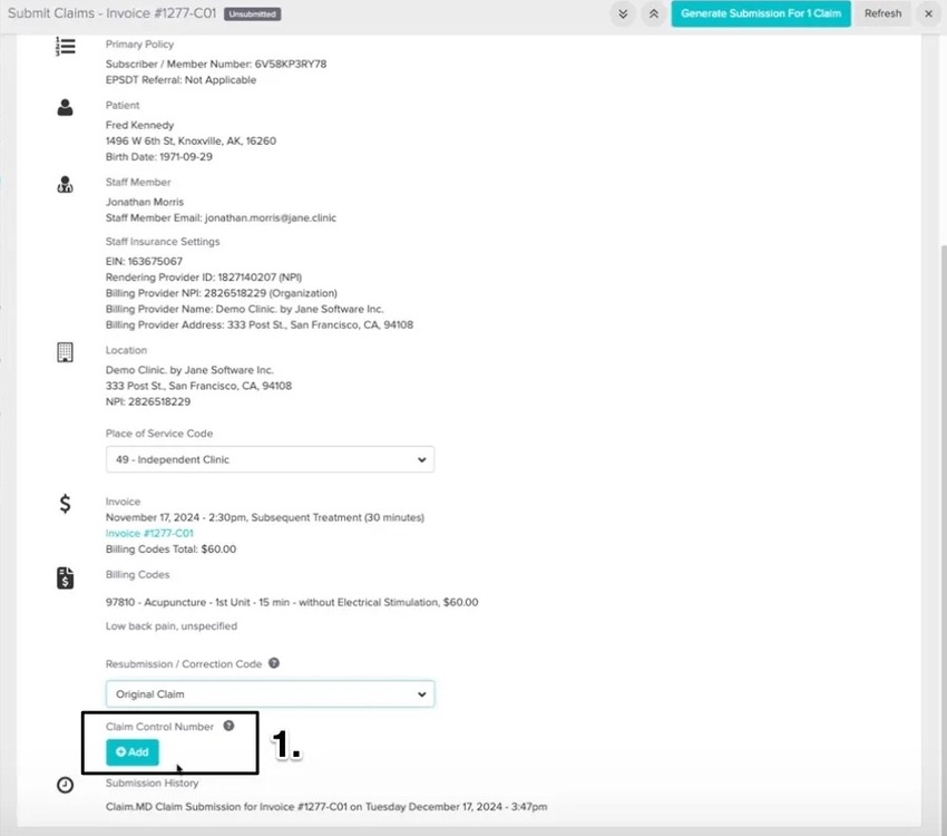 An image of the navigational steps and where to view the add button within the pre-flight checklist