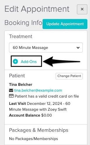 an image of what the ad-ons button looks like and where to click
