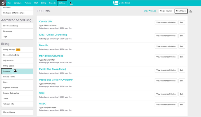 screenshot of navigational steps