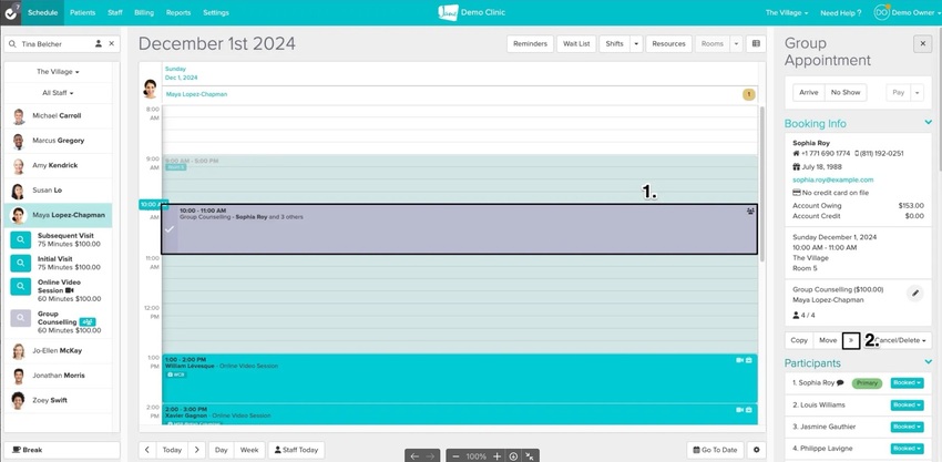 An image of the navigational steps outlined
