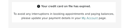 An image of what the expiry notice looks like